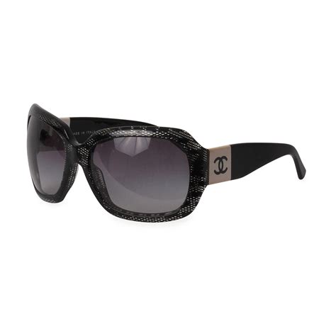 chanel lace sunglasses